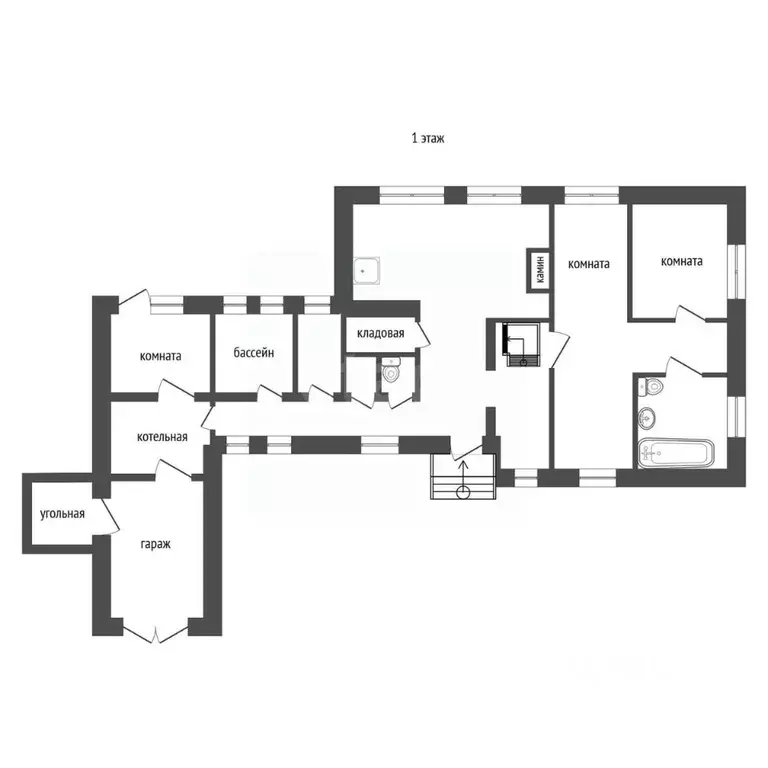 Дом в Красноярский край, Сосновоборский муниципальный округ, с. ... - Фото 2