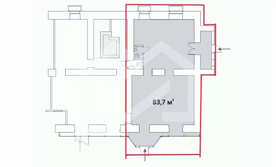 Помещение свободного назначения в Москва Брянская ул., 12 (84 м) - Фото 2