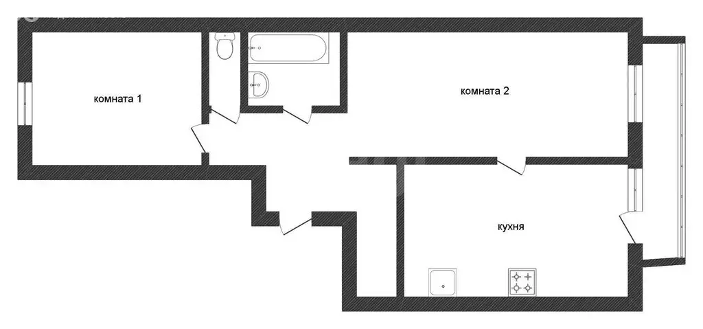 2-комнатная квартира: Вологда, улица Южакова, 28 (56.2 м) - Фото 1