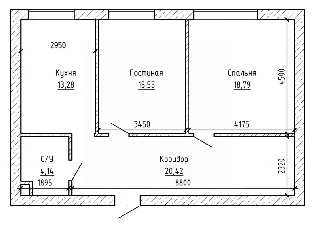 2-к кв. Кабардино-Балкария, Нальчик Эльбрусская ул. (74.0 м) - Фото 1
