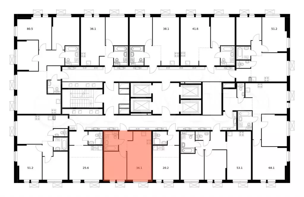 1-к. квартира, 35,7 м, 33/33 эт. - Фото 1