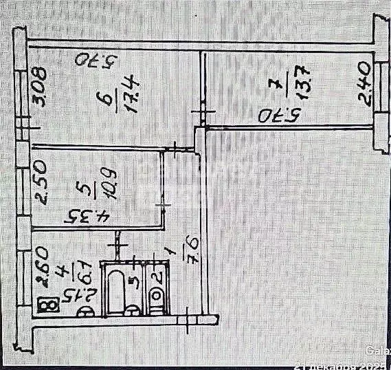 3-к кв. Забайкальский край, Чита ул. Горького, 59 (57.8 м) - Фото 2