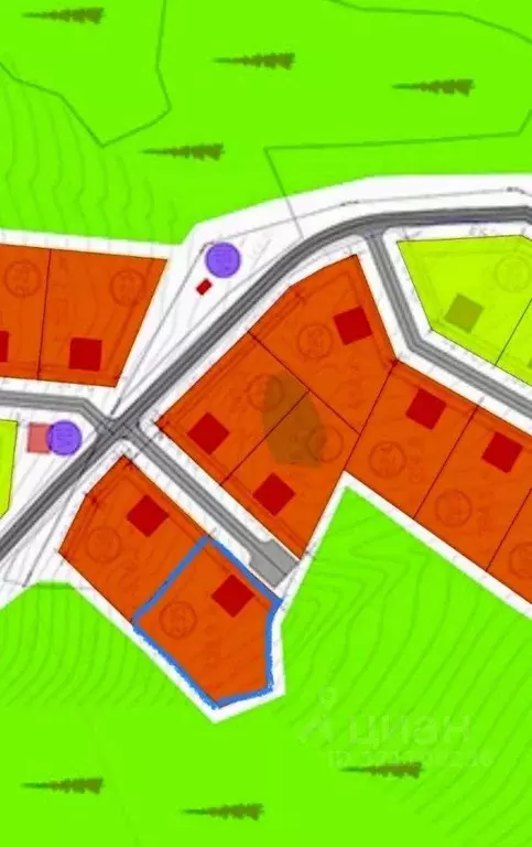 Участок в Тульская область, Заокский район, Малаховское с/пос, Усадьба ... - Фото 2