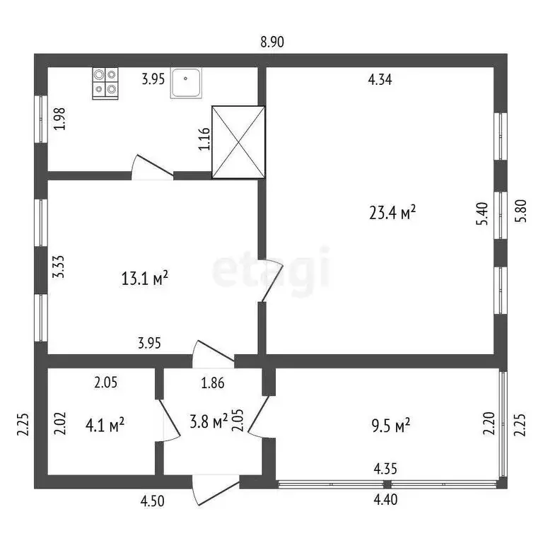 Дом в Белгородская область, Шебекинский муниципальный округ, село ... - Фото 2