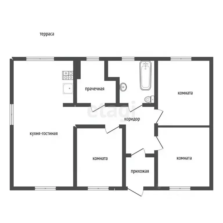 Дом в Воронежская область, Воронеж ул. Приозерная, 36 (119 м) - Фото 1