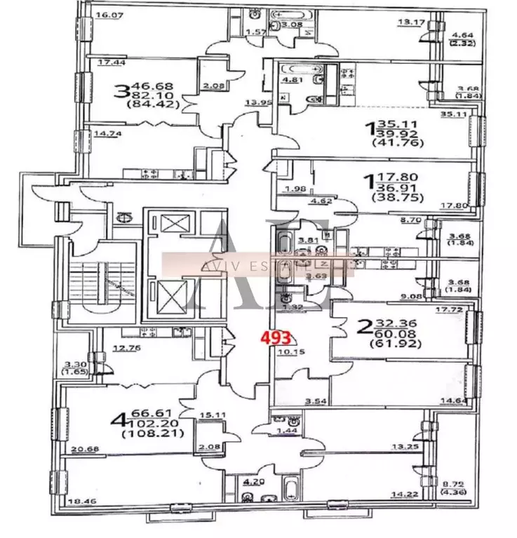 2-к кв. москва 6-я радиальная ул, 7/1к1 (61.92 м) - Фото 1