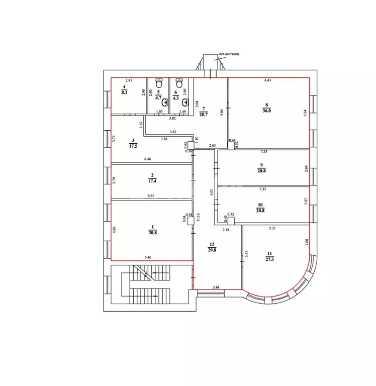 Офис в Ульяновская область, Ульяновск ул. Федерации, 83 (236 м) - Фото 1