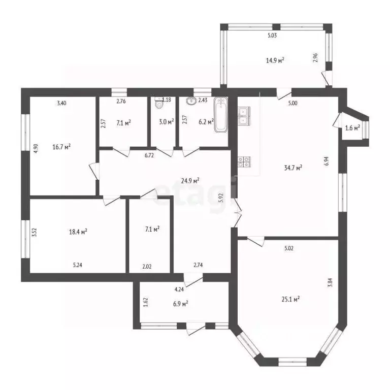 Дом в Тюменская область, Тюменский район, с. Кулаково ул. Сливовая ... - Фото 1