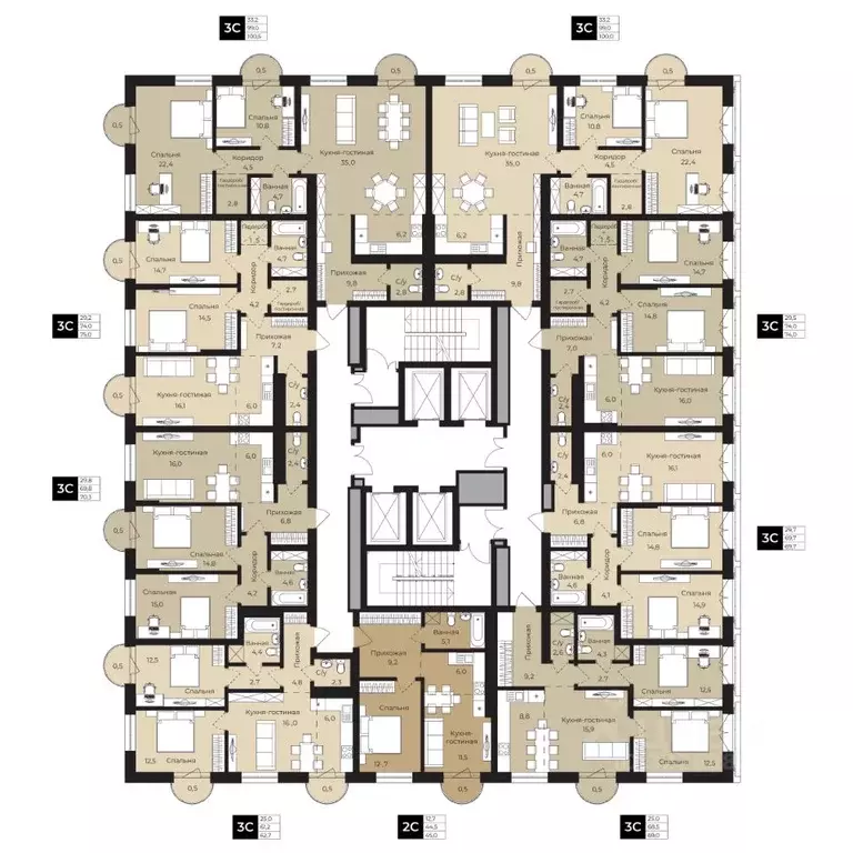1-к кв. Башкортостан, Уфа ул. Ленина, 192 (45.0 м) - Фото 2