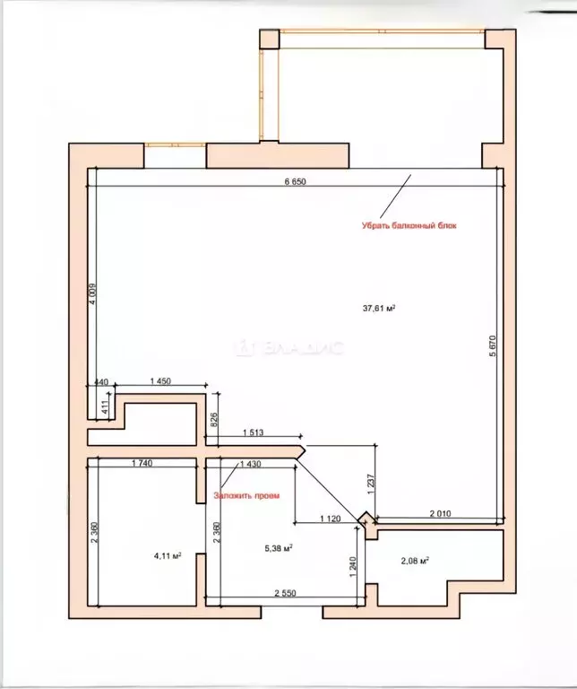1-комнатная квартира: Нижний Новгород, Большая Покровская улица, 78 ... - Фото 1