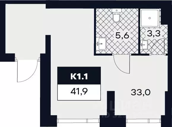 Торговая площадь в Москва Лодочная ул., 27К2 (42 м) - Фото 0