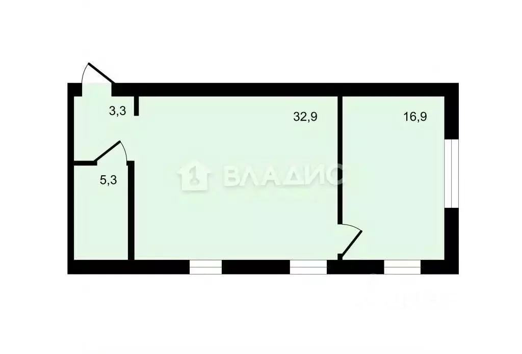 1-к кв. Москва Нагорная ул., 5С4 (60.0 м) - Фото 1