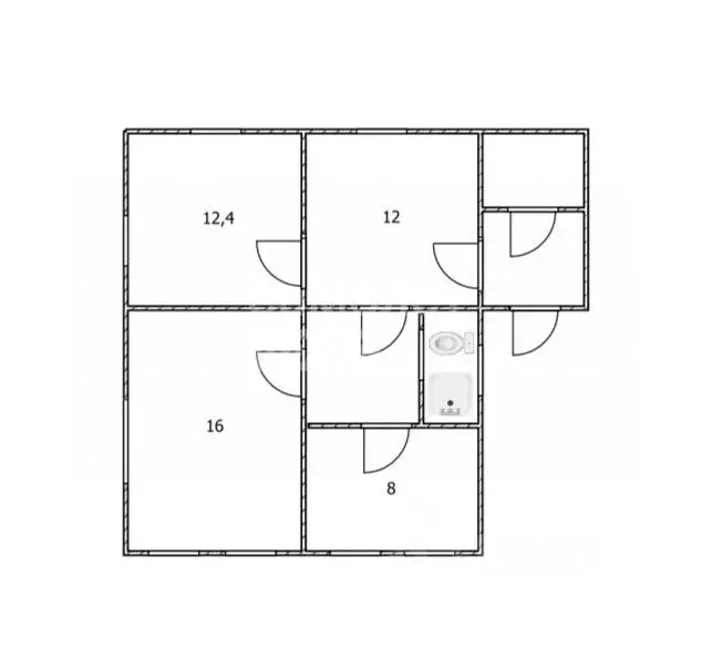 Дом в Томская область, Томск Черемошники мкр, ул. Ангарская, 14 (58 м) - Фото 2