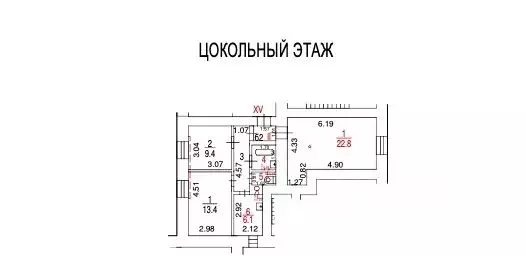 Помещение свободного назначения в Москва Университетский просп., 5 (65 ... - Фото 1