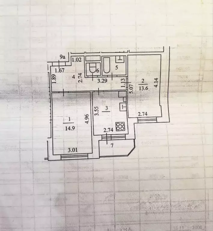 2-к кв. Татарстан, Казань просп. Ямашева, 51 (56.0 м) - Фото 2