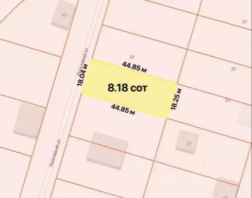 Участок в Нижегородская область, Кстово ул. Прохладная, 24 (8.2 сот.) - Фото 1