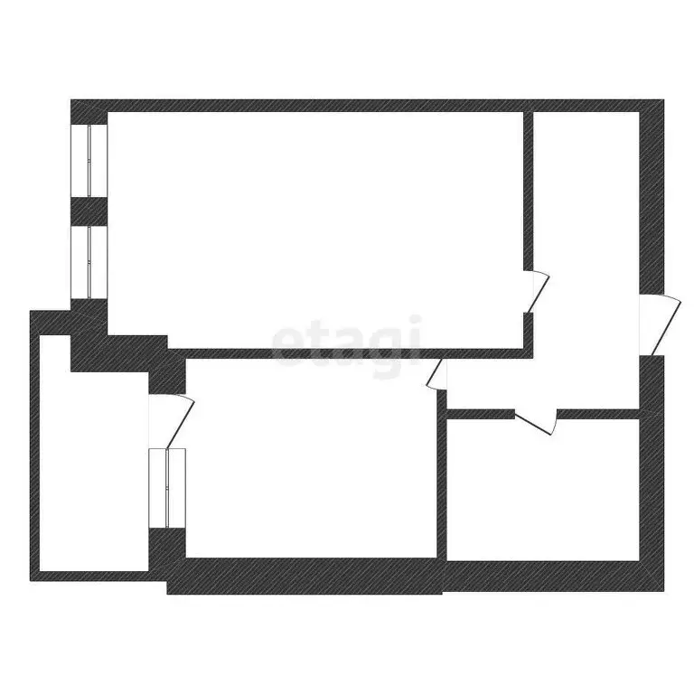 1-комнатная квартира: село Таврово, Комсомольская улица, 26Б (41 м) - Фото 1