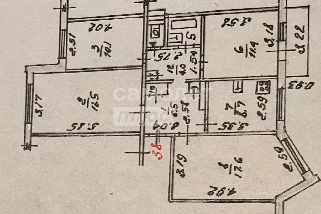 4-к кв. Липецкая область, Липецк ул. А.Г. Стаханова, 33 (81.5 м) - Фото 2