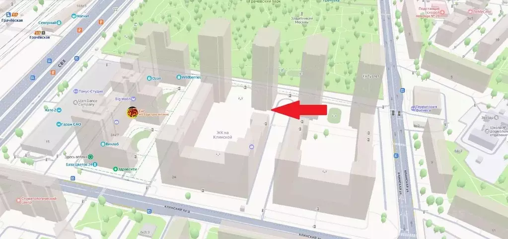Помещение свободного назначения в Москва Клинская ул., 2А (107 м) - Фото 2