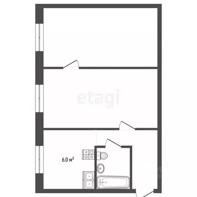 2-к кв. Ярославская область, Рыбинск Волжская наб., 193 (46.0 м) - Фото 2