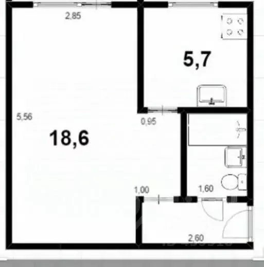 1-к кв. Оренбургская область, Оренбург Карагандинская ул., 104к2 (30.6 ... - Фото 1