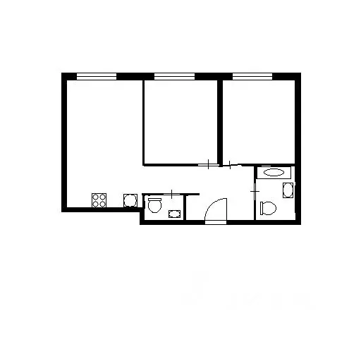 2-к кв. Москва Полярная ул., 27к5 (62.0 м) - Фото 2