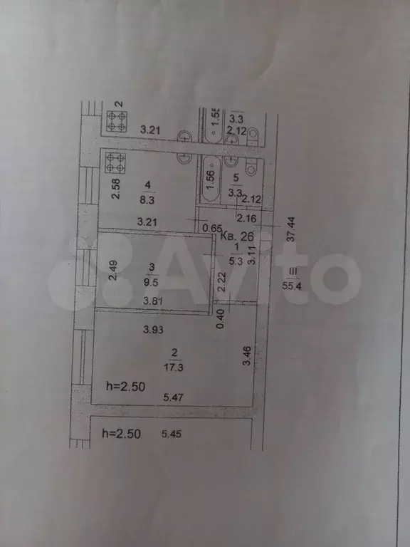 2-к. квартира, 44 м, 3/9 эт. - Фото 0