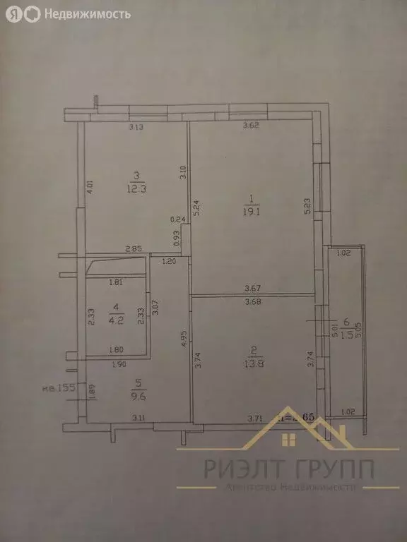 2-комнатная квартира: Казань, Детский проезд, 1к2 (60 м) - Фото 2