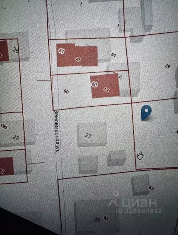 Участок в Нижегородская область, Нижний Новгород Землемерная ул., 27 ... - Фото 1