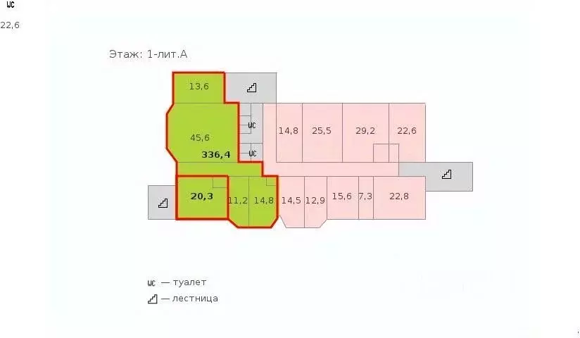 Офис в Санкт-Петербург Взлетная ул., 7К1 (357 м) - Фото 1