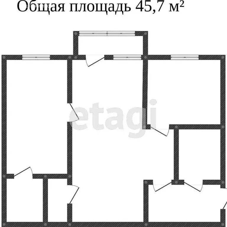 2-комнатная квартира: Миасс, улица Готвальда, 34 (44.4 м) - Фото 0