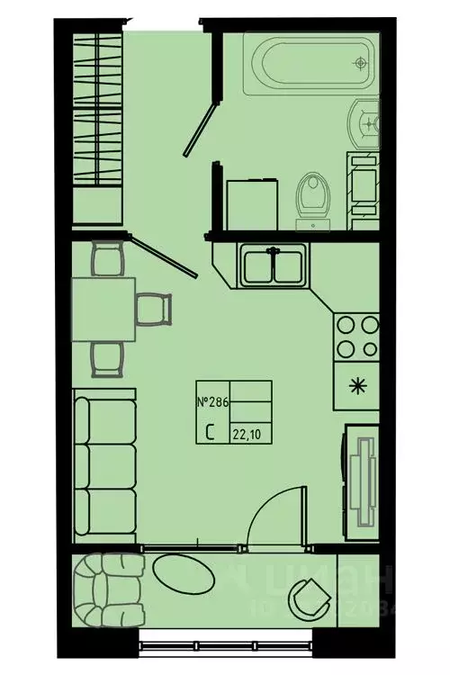 Студия Ленинградская область, Коммунар г. Гатчинский муниципальный ... - Фото 1