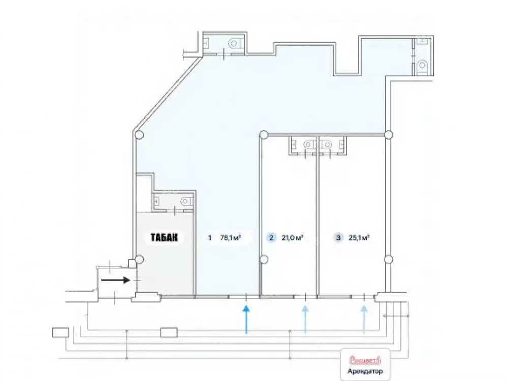 Помещение свободного назначения в Москва Уральская ул., 5А (78 м) - Фото 2