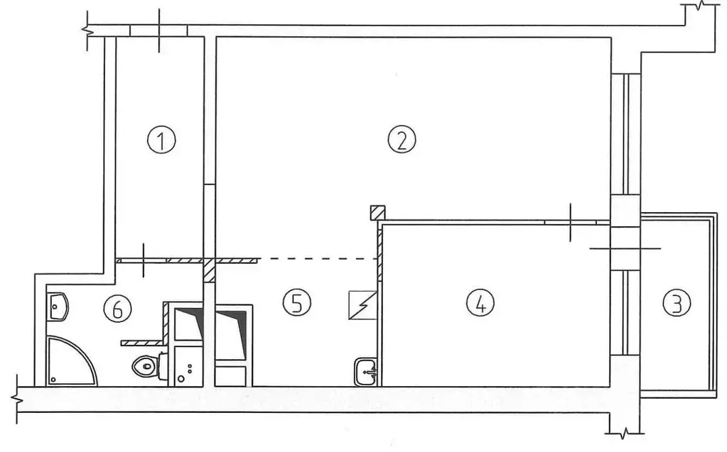 2-к кв. Московская область, Красногорск Вокзальная ул., 17А (51.0 м) - Фото 1
