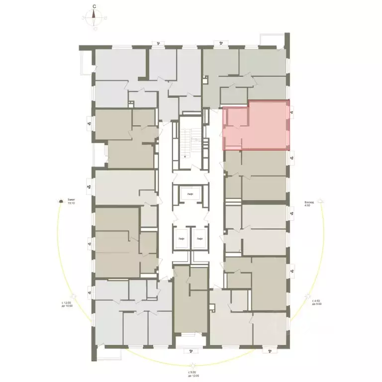 1-к кв. Башкортостан, Уфа Родина Парк жилой комплекс (33.7 м) - Фото 1