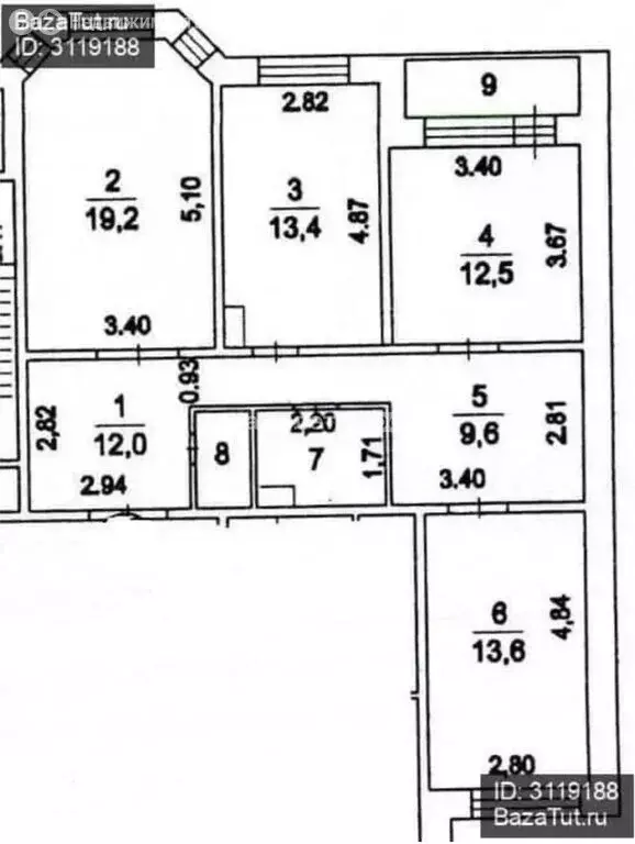 3-комнатная квартира: Ногинск, улица Декабристов, 1 (85.3 м) - Фото 1