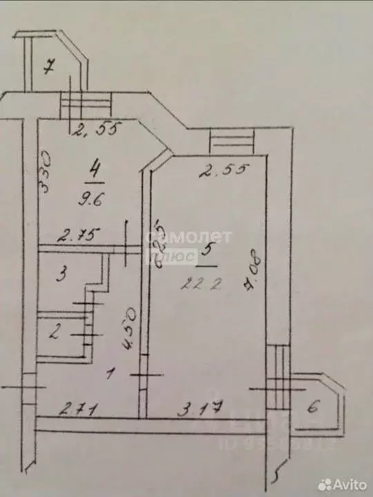 1-к кв. Курская область, Курск Рябиновая ул., 26 (44.5 м) - Фото 1
