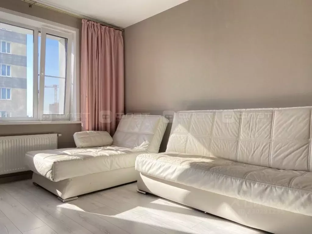 1-к кв. Татарстан, Казань ул. Аделя Кутуя, 110Дк3 (39.0 м) - Фото 2