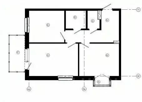 2-к кв. Татарстан, Казань ул. Шаляпина (58.94 м) - Фото 2