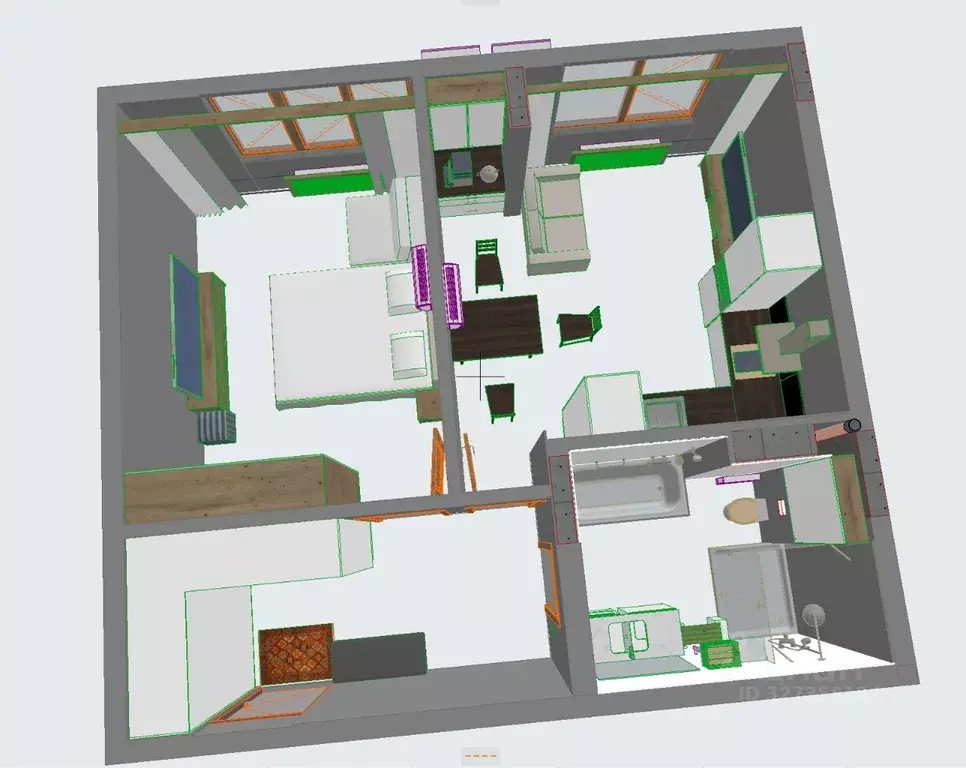 1-к кв. Новгородская область, Великий Новгород ул. Арциховского, 11 ... - Фото 1