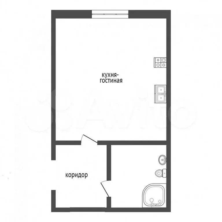 Квартира-студия, 19 м, 3/5 эт. - Фото 0