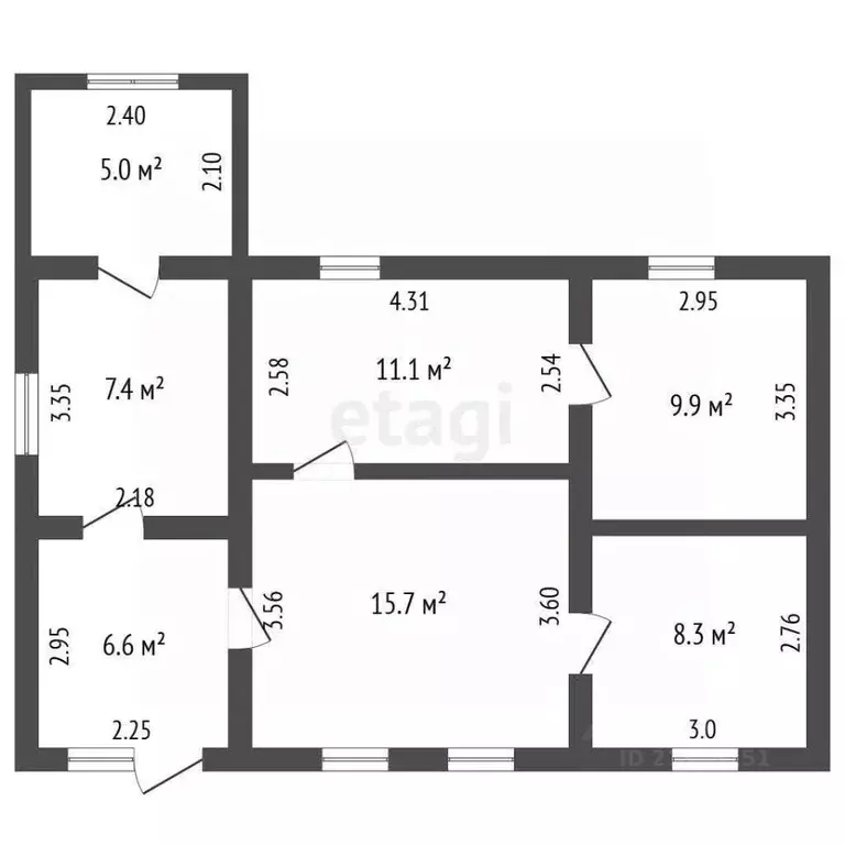 Дом в Крым, Белогорск ул. Набережная, 6 (69 м) - Фото 2