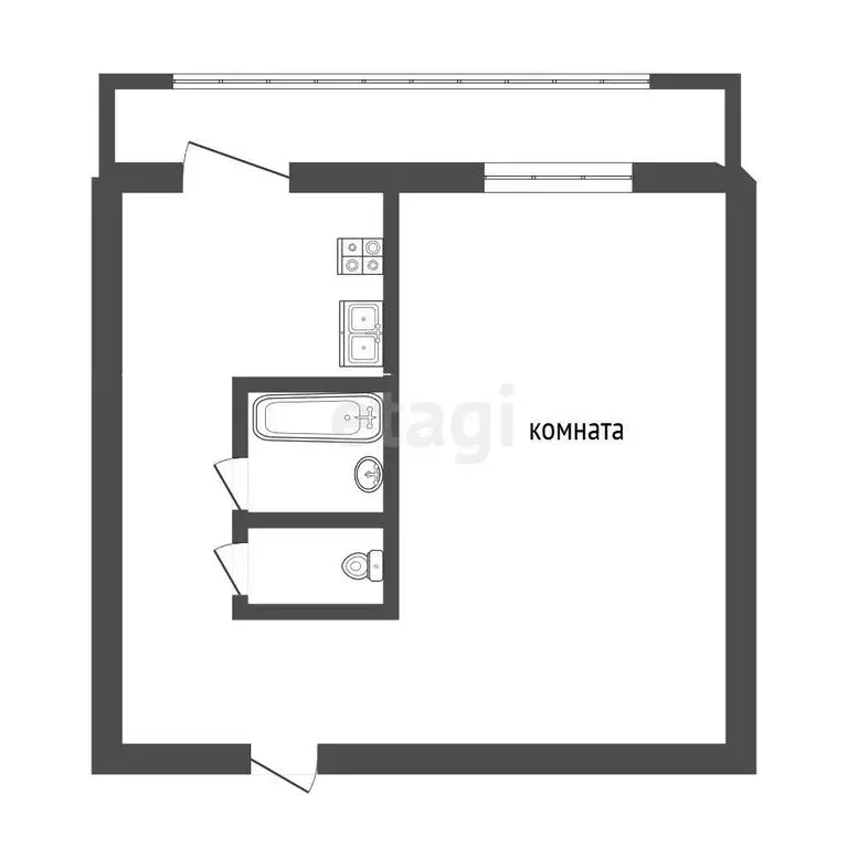 1-комнатная квартира: Саранск, Серадзская улица, 19 (33.2 м) - Фото 1