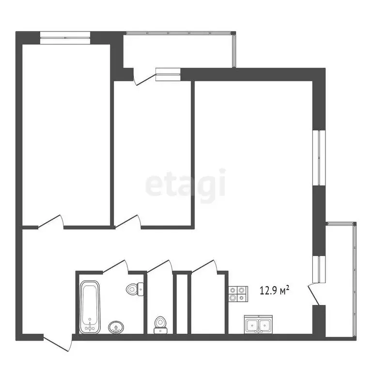 3-комнатная квартира: Санкт-Петербург, Репищева улица, 10к3 (84 м) - Фото 1