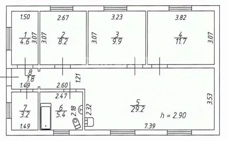 Дом в Омская область, Омск пер. 1-й Пикетный, 57 (78 м) - Фото 2