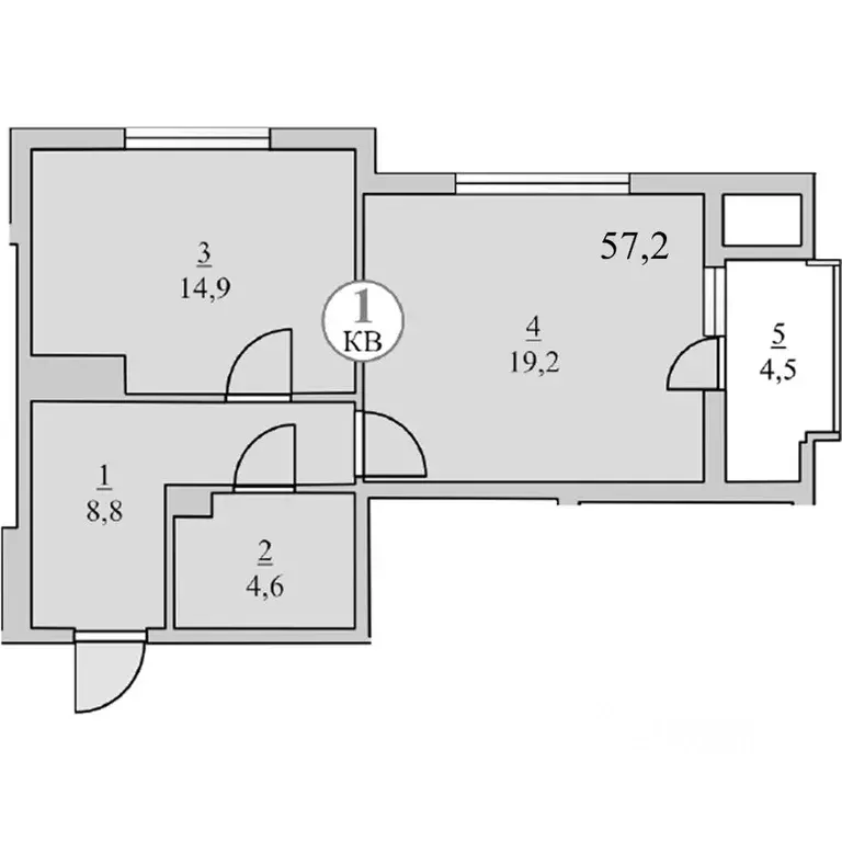 1-к кв. Крым, Ялта ул. Щорса, 10В (57.2 м) - Фото 2