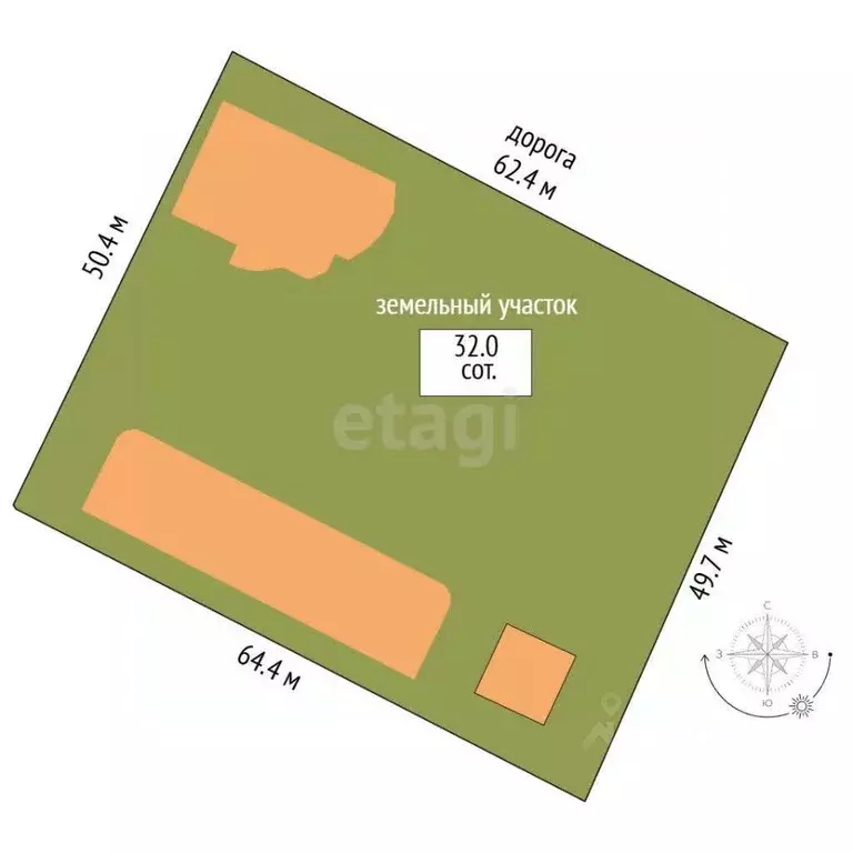 Дом в Орловская область, Орловский район, д. Гать пер. Звездный, 2 ... - Фото 2