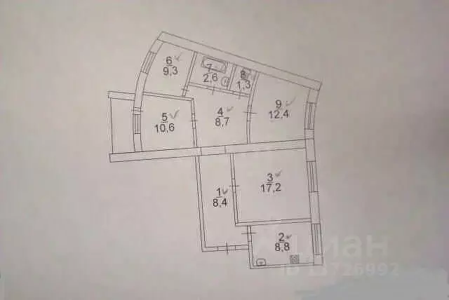 5-к кв. Саратовская область, Саратов ул. 4-я Прокатная, 15А (94.1 м) - Фото 1