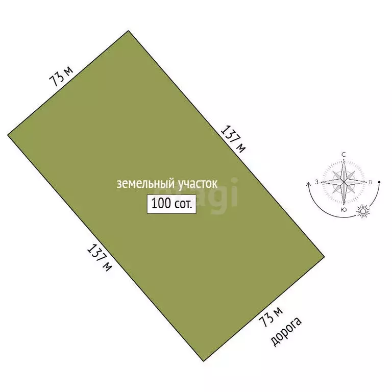 Участок в Феодосия, Керченское шоссе, 33Е (100 м) - Фото 1