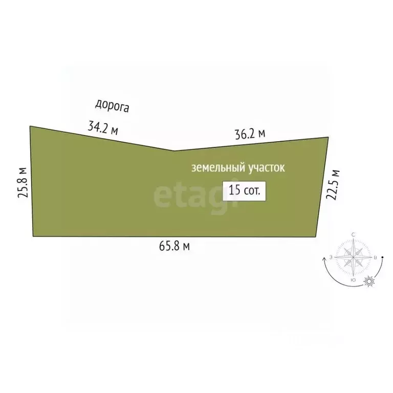 Участок в Тамбовская область, Тамбов городской округ, пос. Тригуляй  ... - Фото 2